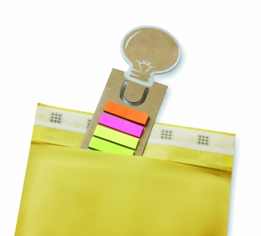 Logo trade promotional items picture of: Bookmark with sticky memo pad