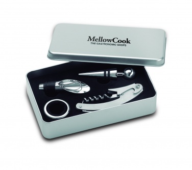 Logo trade promotional gifts picture of: Wine  set in tin box