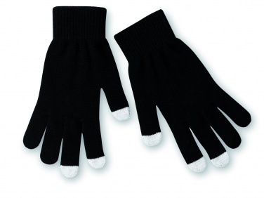 Logo trade promotional products image of: Tactile gloves for smartphones