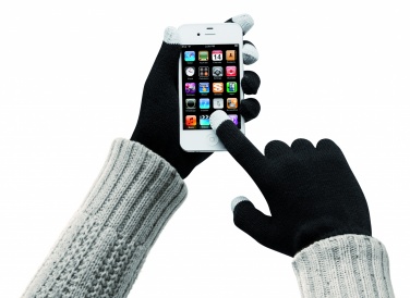Logo trade promotional merchandise picture of: Tactile gloves for smartphones