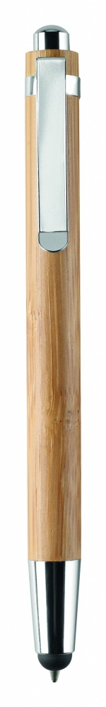 Logo trade promotional items picture of: Ball pen in ABS and bamboo