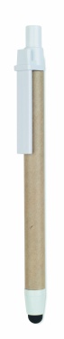 Logo trade promotional gifts picture of: Recycled carton stylus pen
