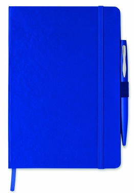 Logo trade promotional items image of: A5 notebook with pen 72 lined