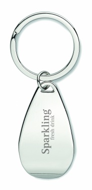 Logo trade promotional products picture of: Bottle opener key ring Tornio