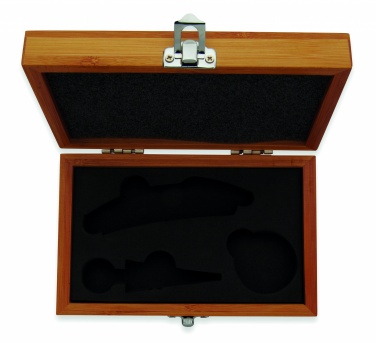 Logo trade business gift photo of: Wine set in bamboo box
