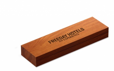 Logo trade promotional merchandise picture of: Laser pointer in wooden box