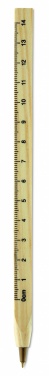 Logotrade advertising product image of: Wooden ruler pen