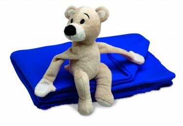 Logotrade advertising products photo of: Fleece blanket with bear