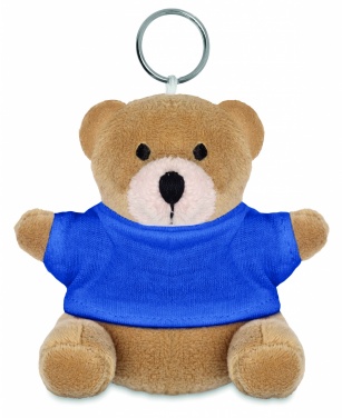 Logo trade promotional giveaways image of: Teddy bear key ring FINLAND
