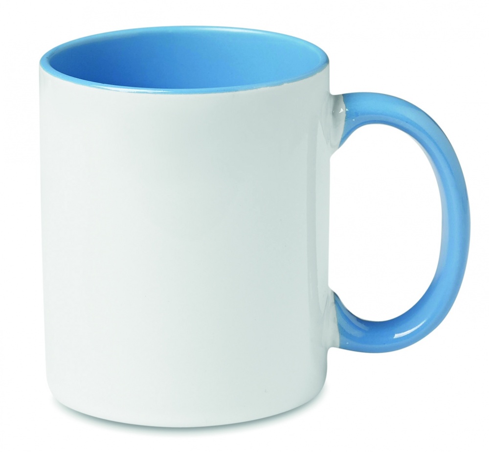 Logo trade promotional giveaways picture of: Coloured sublimation mug