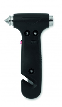 Logo trade promotional gifts image of: 3 in 1 Emergency hammer
