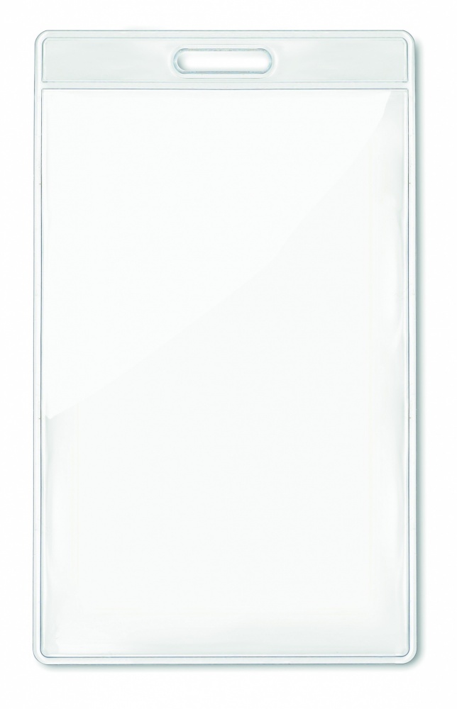 Logo trade advertising products picture of: Transparent badge 7.5cmx12.5cm