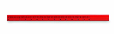 Logotrade promotional merchandise picture of: Carpenters pencil with ruler