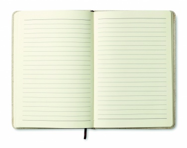 Logo trade promotional giveaway photo of: A5 canvas notebook