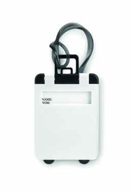 Logotrade promotional item picture of: Luggage tags plastic