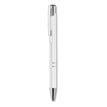 Logotrade business gift image of: Push button aluminium pen BERN