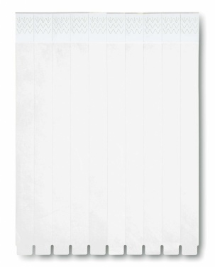 Logo trade advertising products picture of: One sheet of 10 wristbands