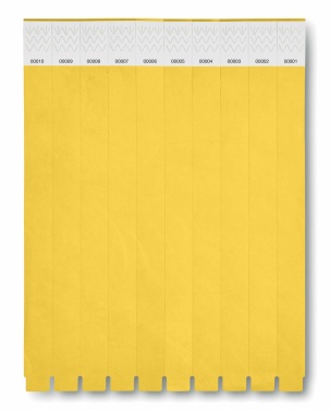 Logo trade promotional merchandise picture of: One sheet of 10 wristbands