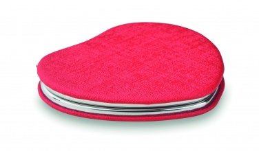 Logo trade promotional giveaways picture of: Heart PU mirror