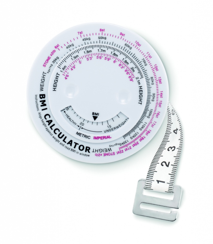 Logotrade promotional gift picture of: BMI measuring tape