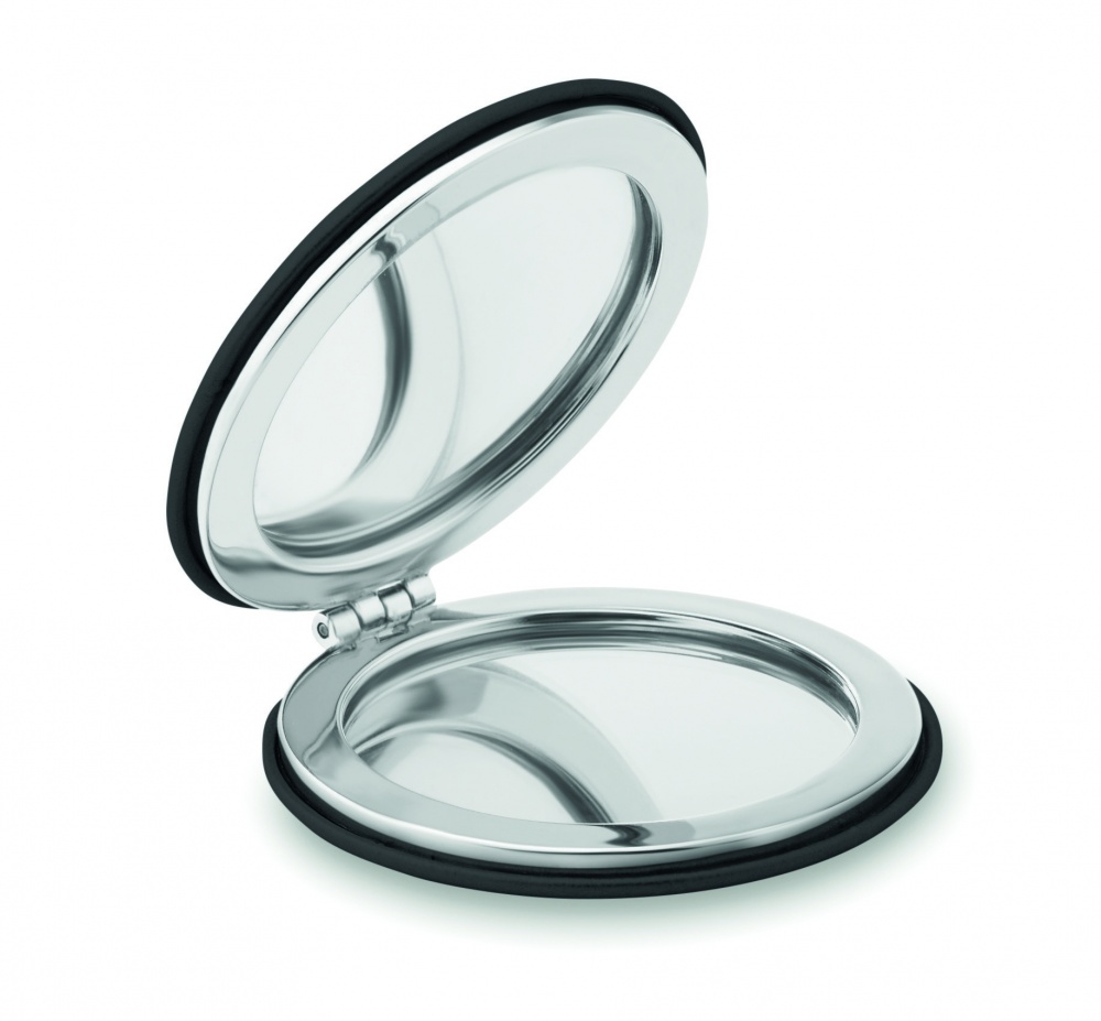 Logo trade promotional gifts image of: Round PU mirror