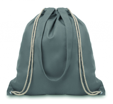 Logo trade advertising product photo of: 220gr/m² canvas 2 function bag