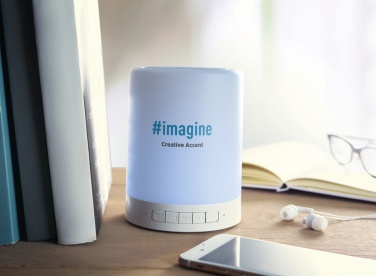 Logo trade promotional products image of: Touch light wireless speaker