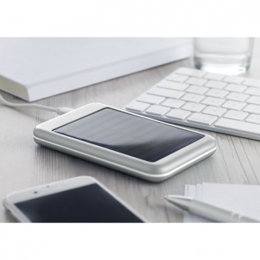 Logo trade promotional gifts picture of: 4000 mAH solar powerbank