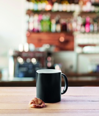 Logotrade promotional gift picture of: Dark sublimation mug 300ml