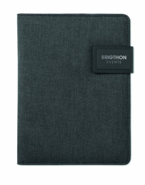 Logotrade promotional gift image of: A5 folder with power bank