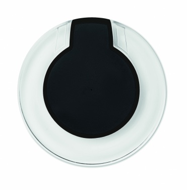 Logo trade promotional items image of: Round wireless charging pad 5W