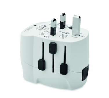 Logo trade promotional merchandise image of: PRO Light 2x USB. 3-pole