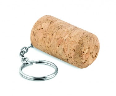 Logo trade promotional items image of: Wine cork key ring Sigulda