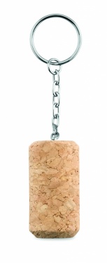 Logotrade promotional merchandise image of: Wine cork key ring Sigulda