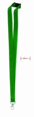 Logotrade corporate gift picture of: Lanyard with metal hook 20 mm