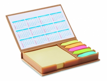 Logotrade promotional giveaway image of: Desk memo set with calendar