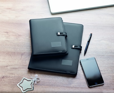 Logotrade promotional item picture of: A4 folder w/wireless charger5W