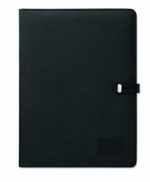 Logo trade promotional items image of: A4 folder w/wireless charger5W