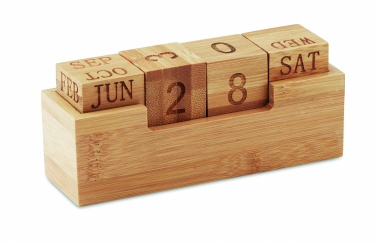 Logotrade promotional gift image of: Bamboo calendar