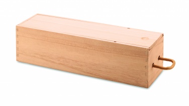 Logo trade promotional merchandise picture of: Wooden wine box