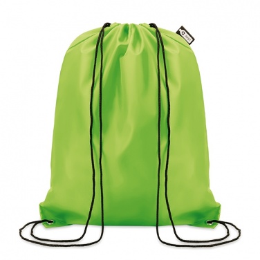 Logo trade promotional merchandise photo of: 190T RPET drawstring bag