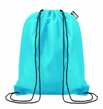 Logo trade promotional gifts picture of: 190T RPET drawstring bag
