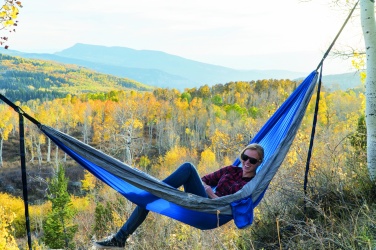 Logo trade promotional items picture of: Hammock with mosquito net