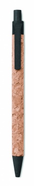 Logo trade promotional merchandise picture of: Cork/ Wheat Straw/ABS ball pen
