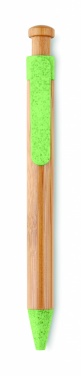 Logotrade promotional merchandise photo of: Bamboo/Wheat-Straw ABS ball pen