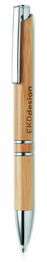 Logo trade corporate gifts picture of: Bamboo automatic ball pen