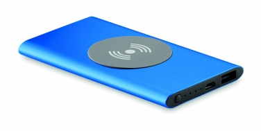 Logo trade promotional gift photo of: Wireless Power bank 4000mAh