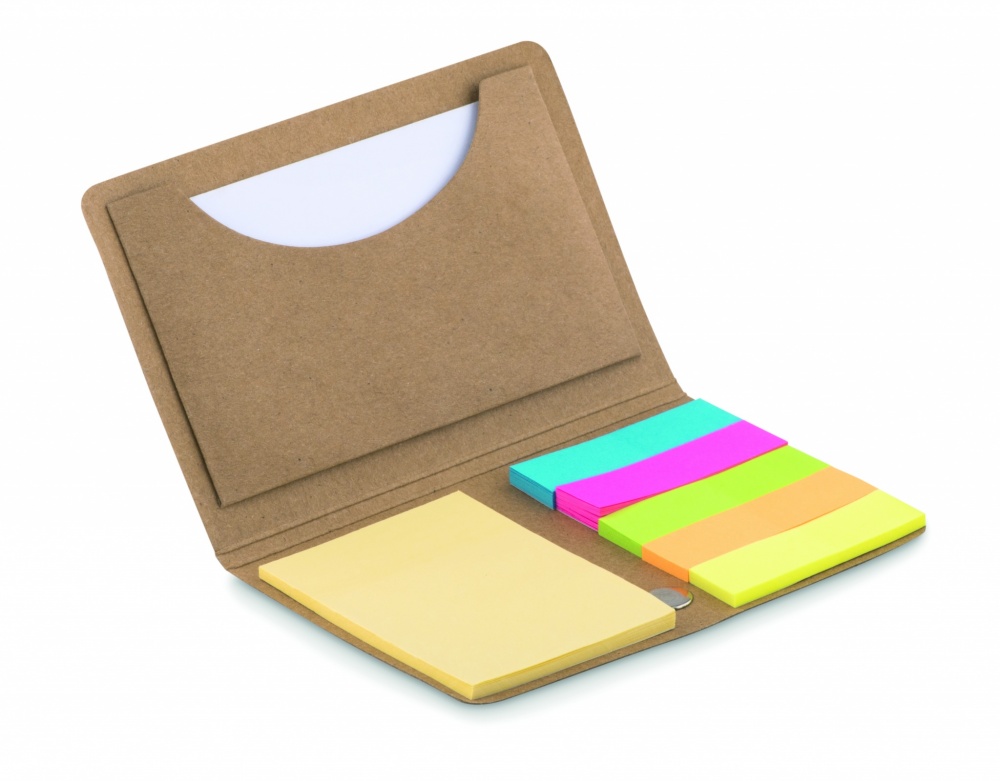 Logotrade promotional merchandise picture of: Card holder with memo set