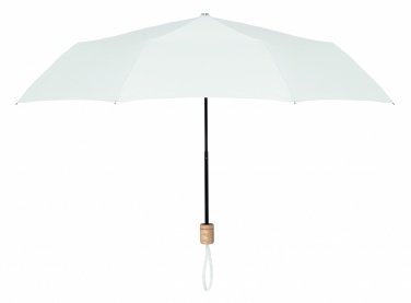 Logo trade promotional merchandise picture of: 21 inch RPET foldable umbrella