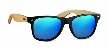 Logo trade promotional merchandise photo of: Sunglasses with bamboo arms RAKVERE